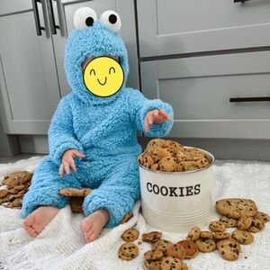 POTTERY BARN COOKIE MONSTER TODDLER COSTUME 2T